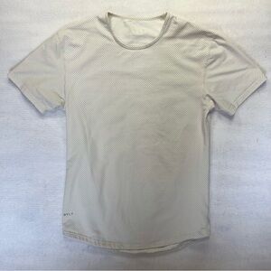 BYLT Basics Cream And Blue Dots Tee